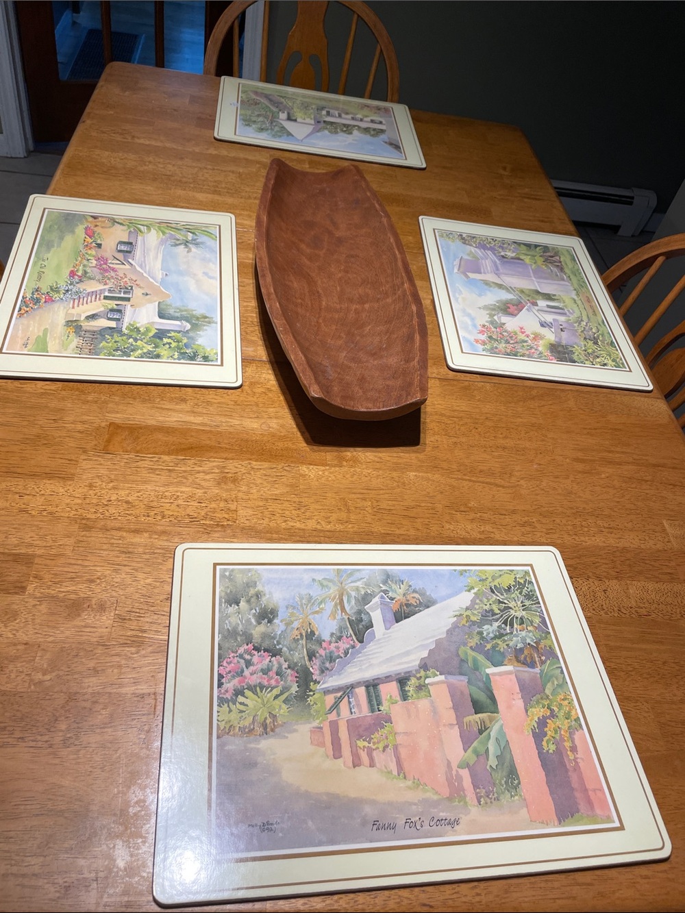 Vintage (4) Cork Back Placemats Illustrated by Molly D. Smith